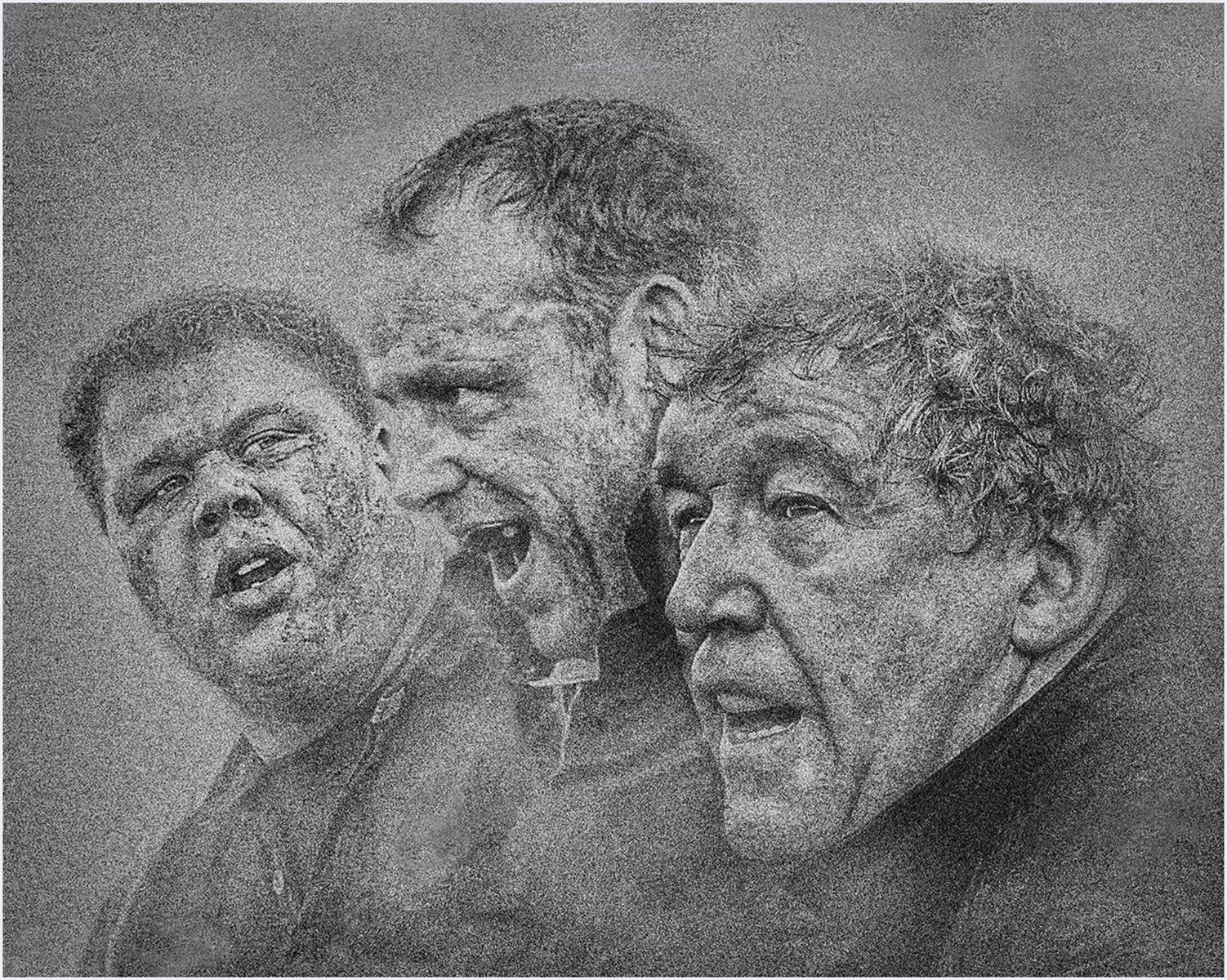 Rugby Grungy Front Row by David White