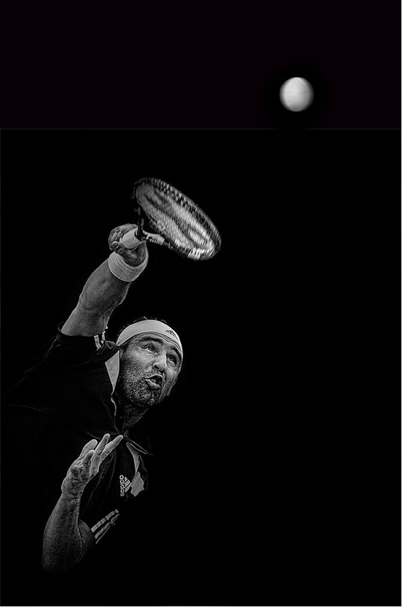 Marcos Baghdatis serving by David White