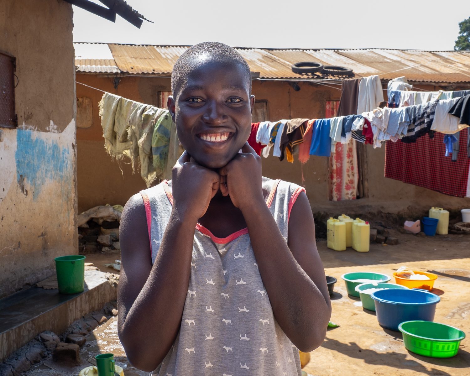 Happy With Life in Uganda by Ann Harden