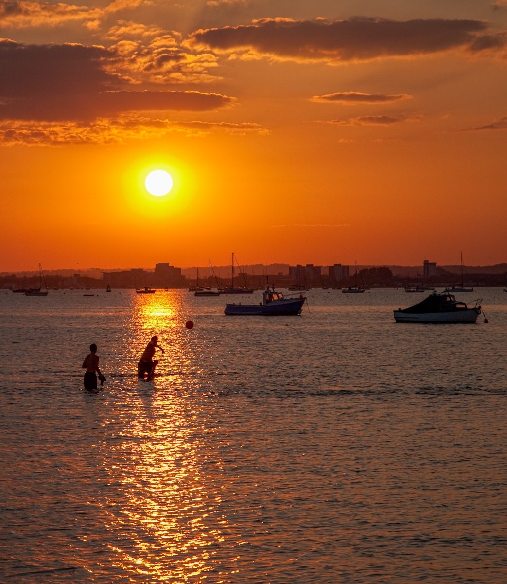 Boys at Sunset by Barry Kings