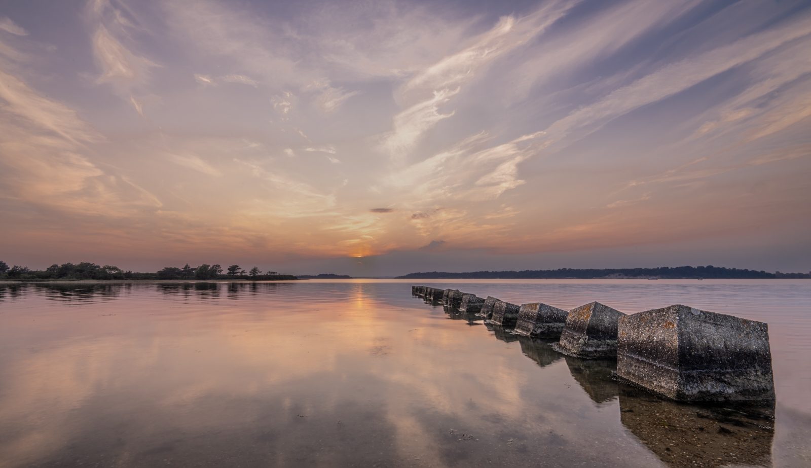 Bramble Bush Bay at sunset by Neil Davidson LRPS, CPAGB